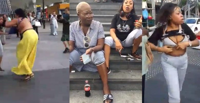 Nigerian Women Fight Tear Their Clothes At Stratford Londonvideos