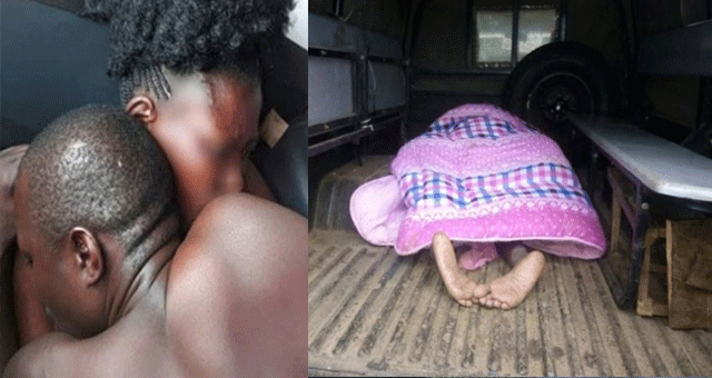 Video-Drama as cheating husband and landlady get stuck during