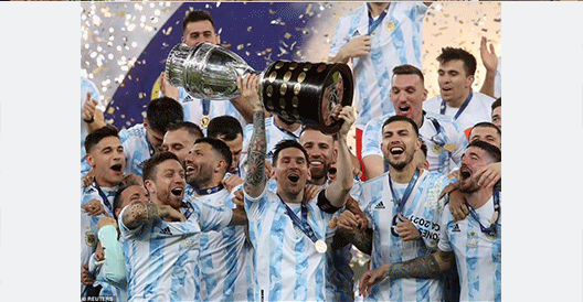 Lionel Messi finally wins major international trophy as Argentina beat Brazil 1-0 in Copa America final